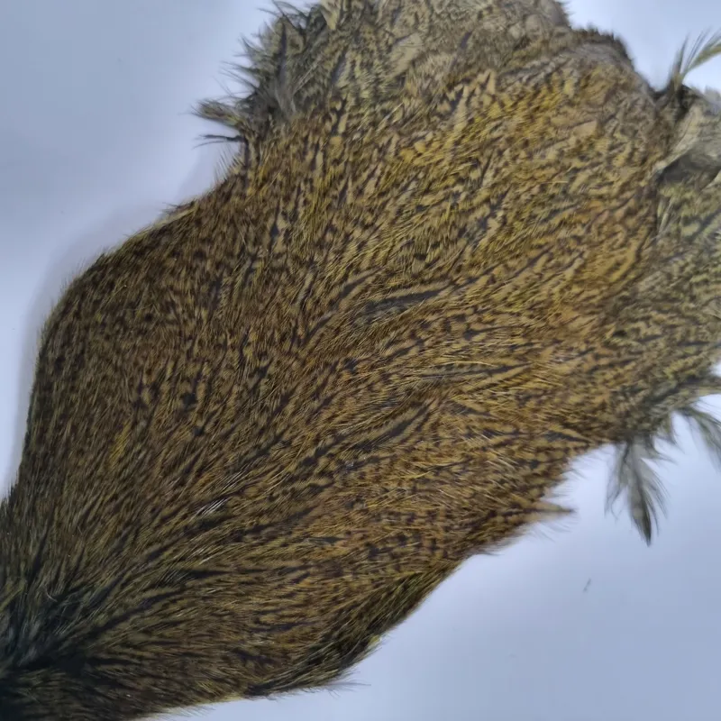 Whiting Coq de Leon Hen Cape in Speckled Olive-7